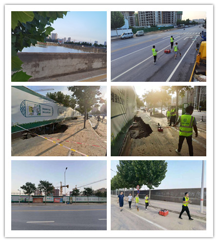 “汛”速行動，全力以赴保暢通，道路搶險，河南交科院在一線